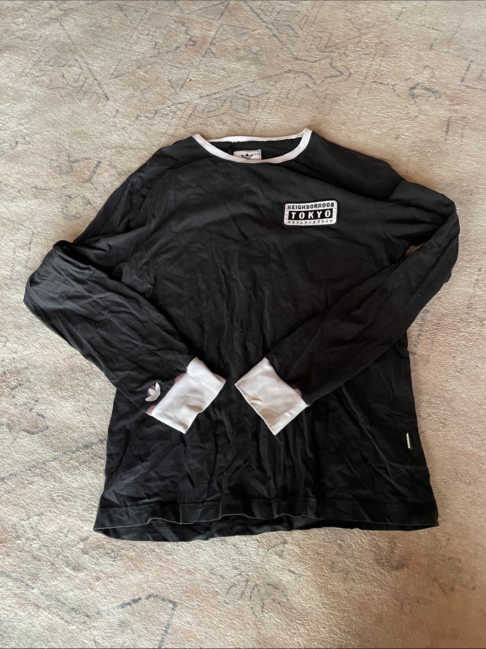 Adidas/Neighborhood black shirt